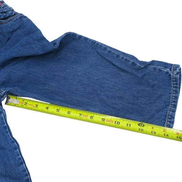 Vintage Disney Daisy Duck Minnie Mouse Friends Embroidered Bib Overalls Girls 4T - Picture 6 of 7